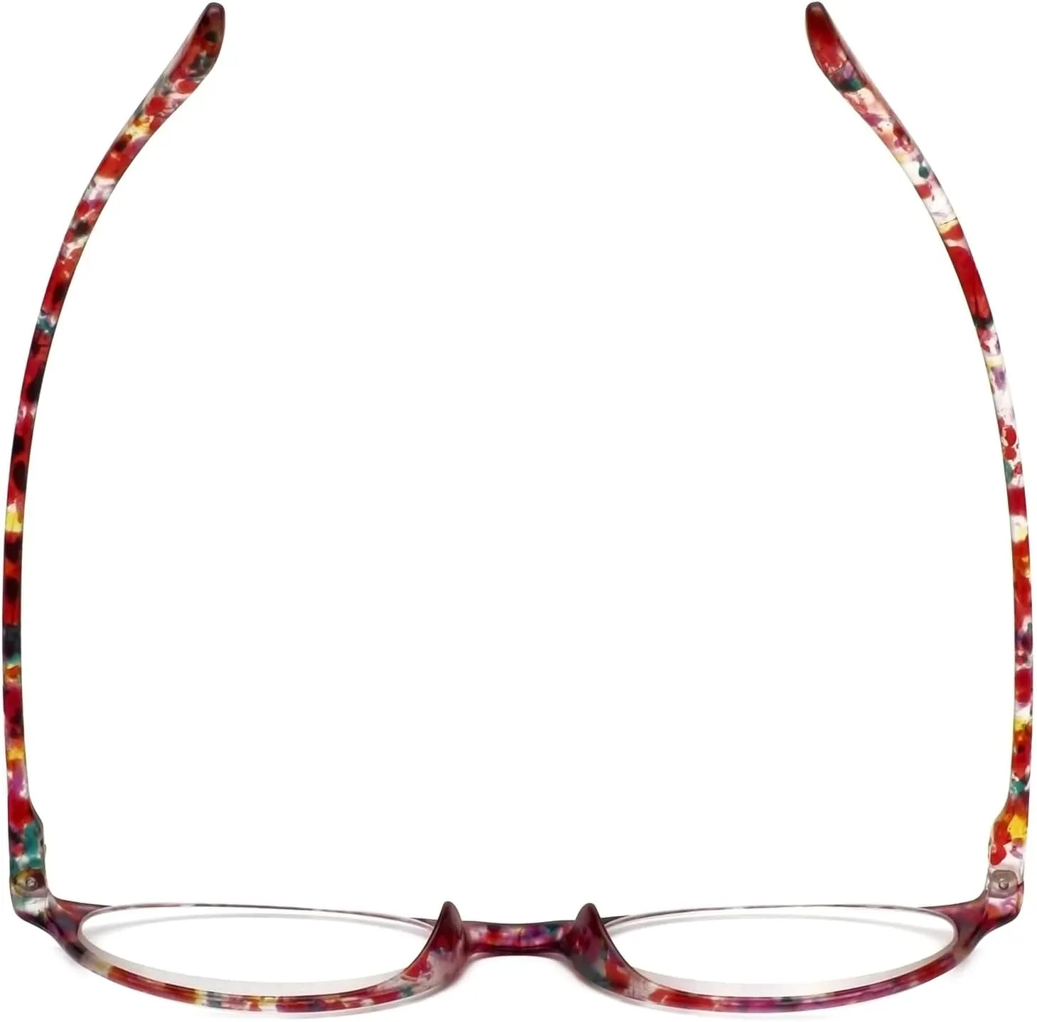 Calabria 719 Flexie Oval Flexible Reading Glasses Men Women Trendy Bendable Readers Lightweight TR 90 Frame Durable Eyeglass