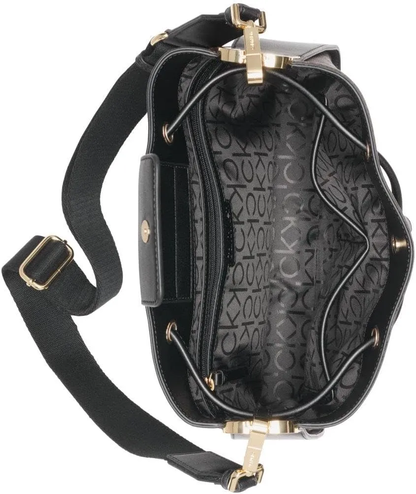 Calvin Klein Fay Drawstring Adjustable Hobo