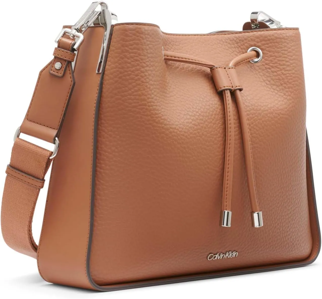 Calvin Klein Fay Drawstring Adjustable Hobo