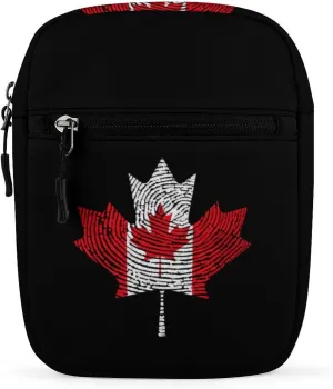 Canada Canadian Flag Small Crossbody Bags Adjustable Satchel Bag Travel Shoulder Bag Crossbody Purse for Women Men