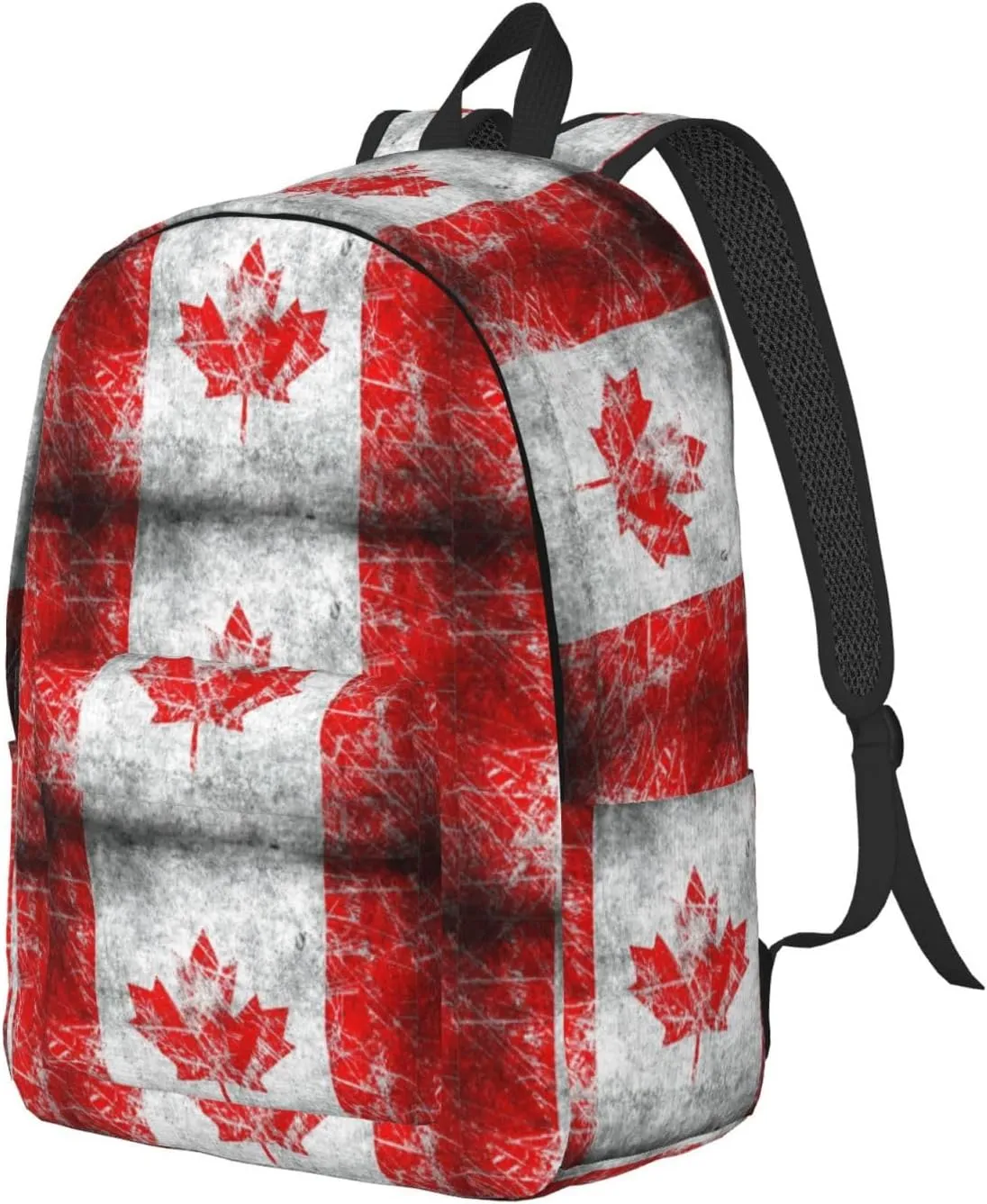 Canada Flag Canvas Casual Lightweight Duffel Bag, Fashion Duffel Bag, Unisex Travel Backpack