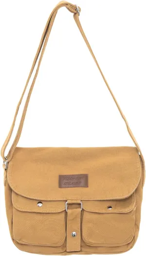 Canvas Messenger Bag for Men Women,Small Crossbody Shoulder Bag,Vintage Military Satchel
