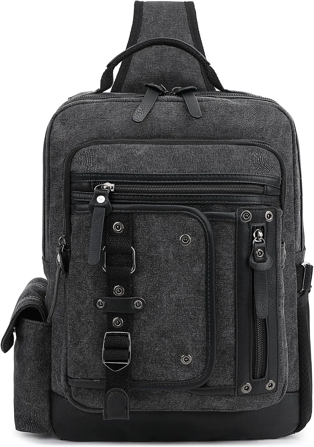 Canvas Messenger Bag Retro Sling Backpack Crossbody Satchel