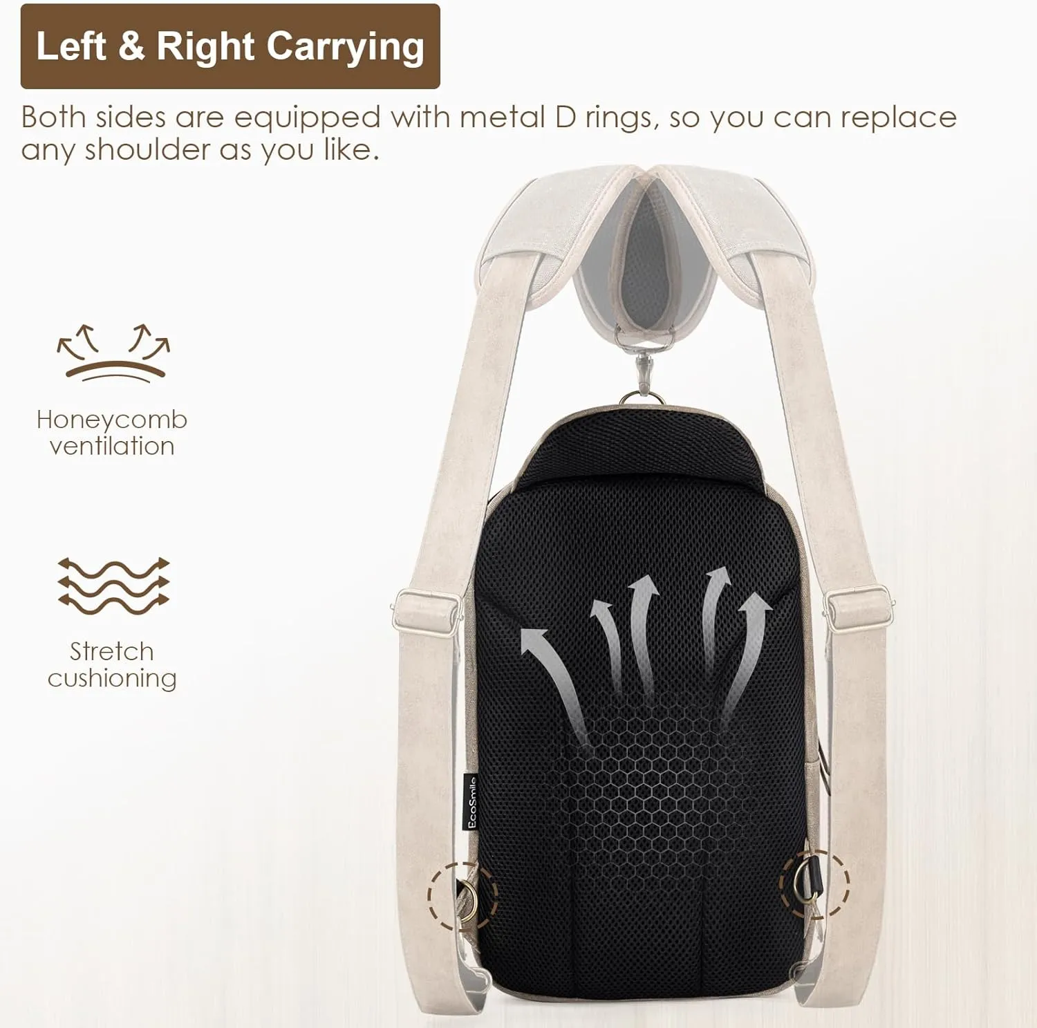 Canvas Messenger Bag Sling Bag Crossbody Shoulder Bag for Men Women Travel Work Satchel Bags