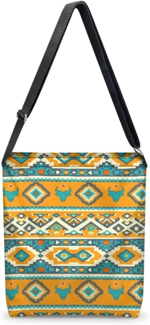 Canvas Shoulder Bag Crossbody Travel Bags for Women Ladies Zipper Pocket Adsjuatble Shoulder Satchel Grocery Bag