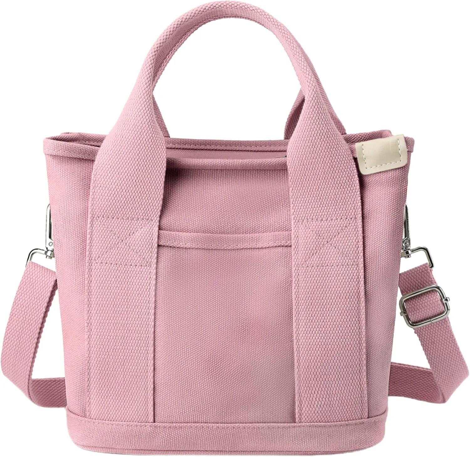Canvas Tote Bag for Women Stylish Crossboy Handbag Casual Hobo Bag Top Handle Satchel with Multiple Pockets