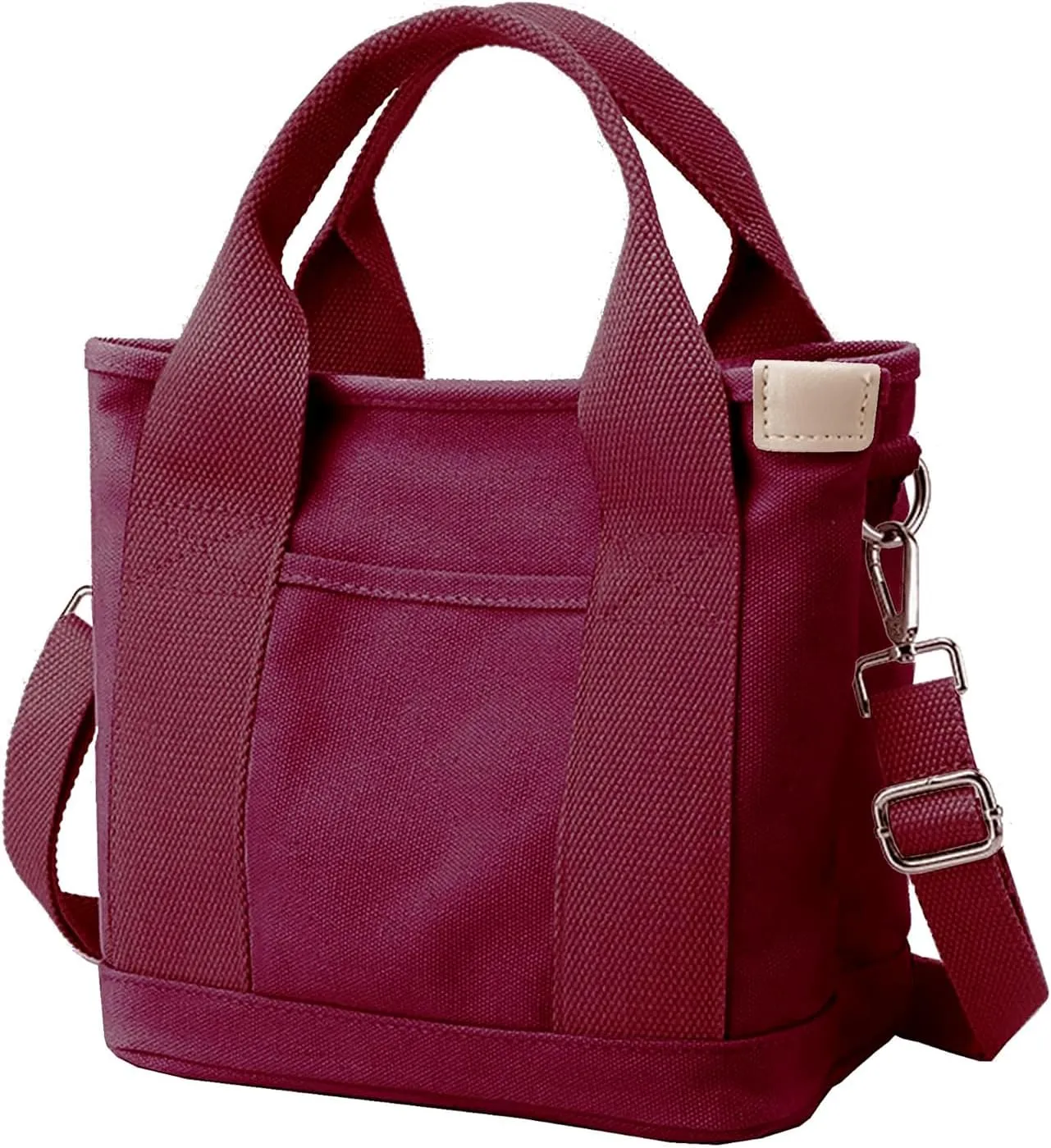 Canvas Tote Bag for Women,Small Totes Bags with Zipper Cute Crossbody Purse with Pockets Large Shoulder Handbag,2 Sizes