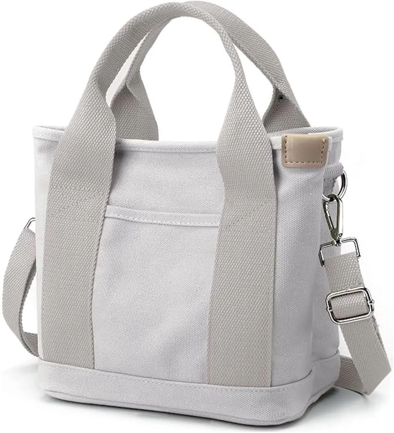 Canvas Tote Bag for Women,Small Totes Bags with Zipper Cute Crossbody Purse with Pockets Large Shoulder Handbag,2 Sizes