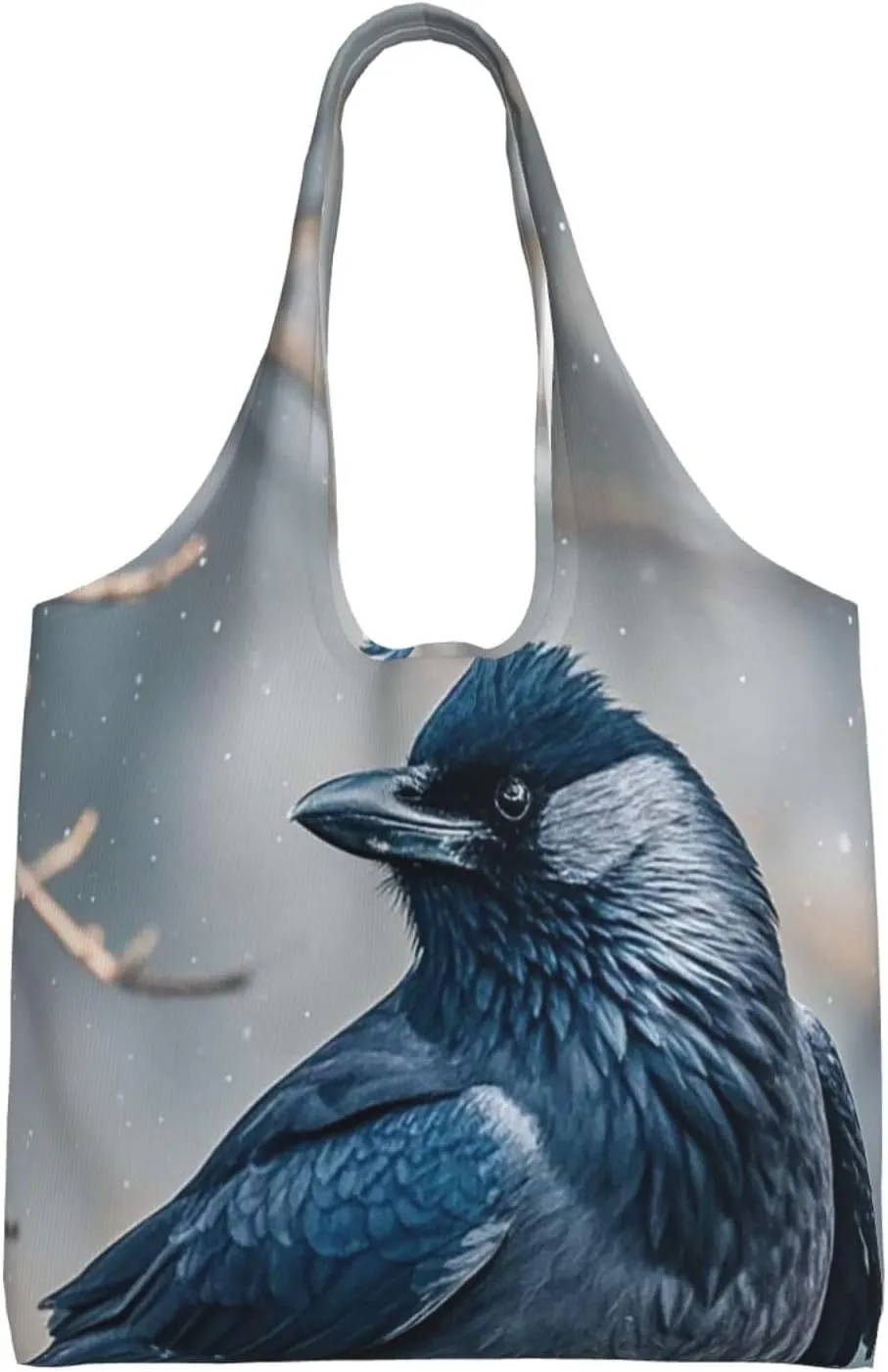 Canvas Tote Bag Lightweight Reusable Grocery Shopping Bag Brook Trout Fly Fishing Handbag for Women Men
