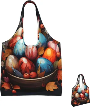 Canvas Tote Bag Lightweight Reusable Grocery Shopping Bag Golden Retriever Sunflower Handbag for Women Men