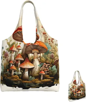 Canvas Tote Bag Lightweight Reusable Grocery Shopping Bag Golden Retriever Sunflower Handbag for Women Men