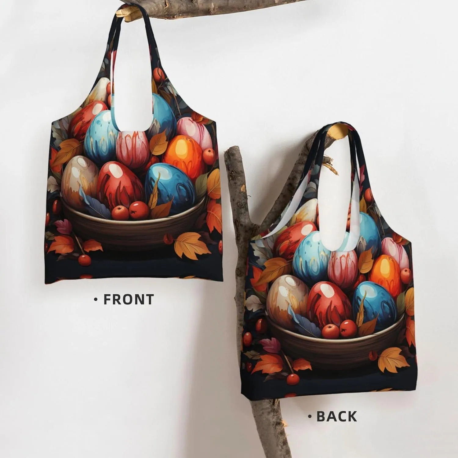 Canvas Tote Bag Lightweight Reusable Grocery Shopping Bag Golden Retriever Sunflower Handbag for Women Men