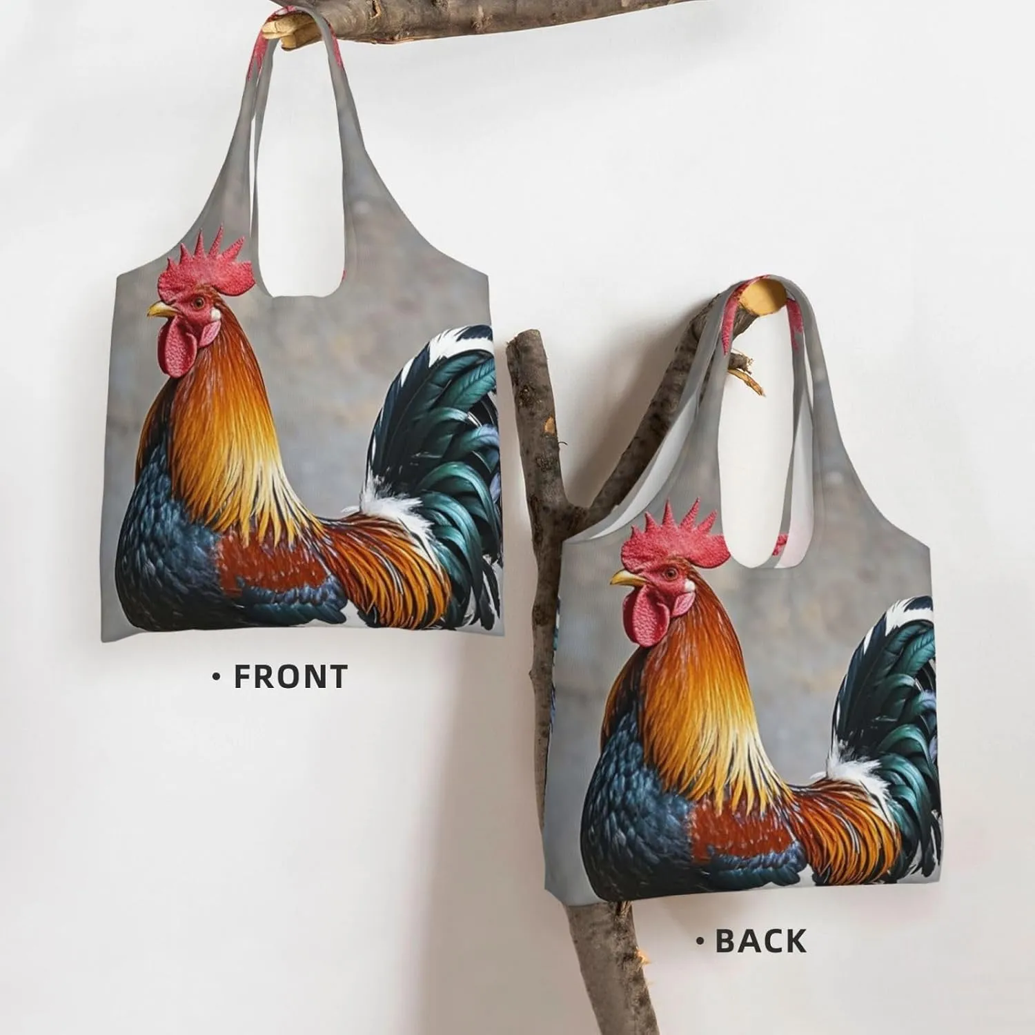 Canvas Tote Bag Lightweight Reusable Grocery Shopping Bag Sloth Sunflower Handbag for Women Men
