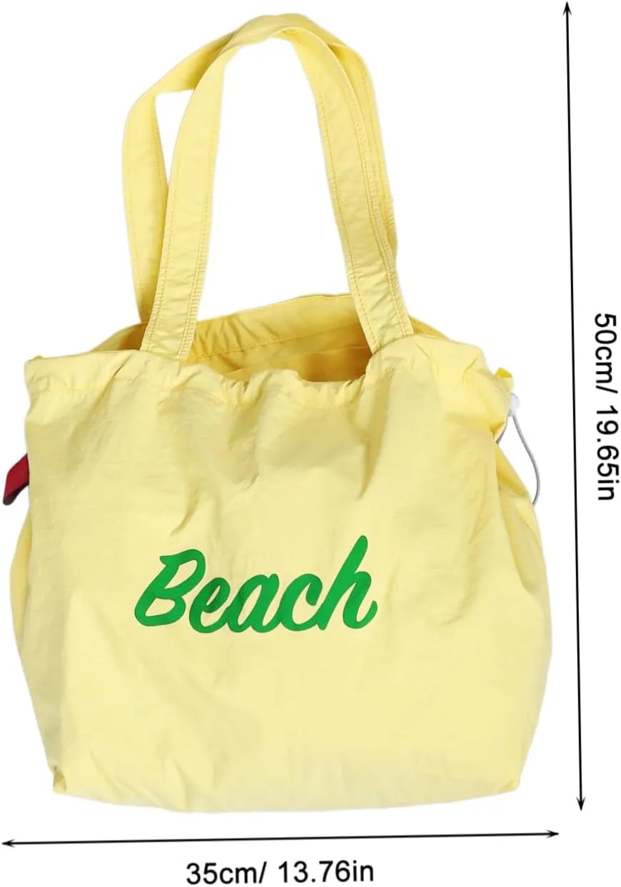 Capacity Canvas Tote Bag Versatile Shoulder Handbag for Shopping Beach Travel Cute and Stylish Design