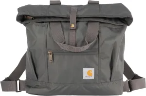 Carhartt, Durable Bag with Adjustable Straps and Laptop Sleeve, Convertible Backpack Tote (Gravel), One Size
