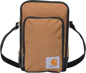 Carhartt Zip, Durable, Adjustable Crossbody Bag with Zipper Closure, Brown, One Size