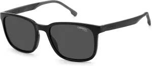 Carrera Men's 8046/S Rectangular Sunglasses, Black, 54mm, 19mm