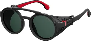 Carrera unisex adult Carrera 5046/S Sunglasses, Black/Green, 49mm 24mm US