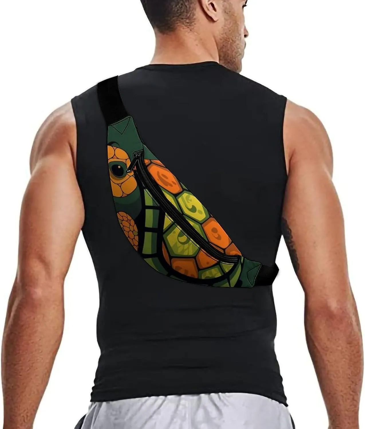 Cartoon Turtle Fanny Pack for Women Men Waist Bag Waterproof Belt Bag with Adjustable Strap