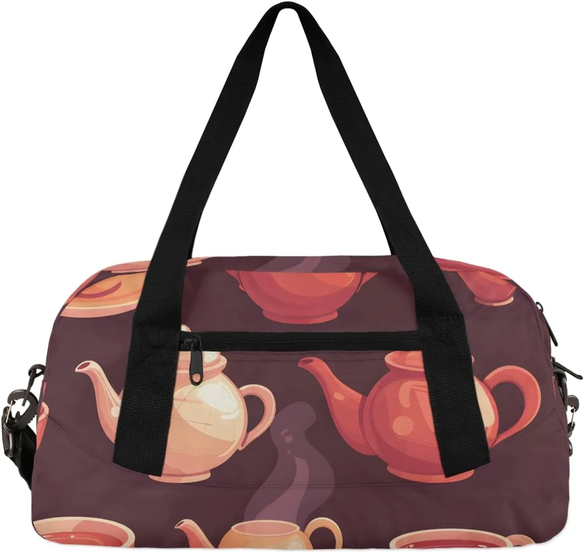 Ceramic Kettle Gym Bag Vintage Kettle Gym Bag Wet/Dry Bag With Extra Drawstring Backpack For Travelling To The Gym