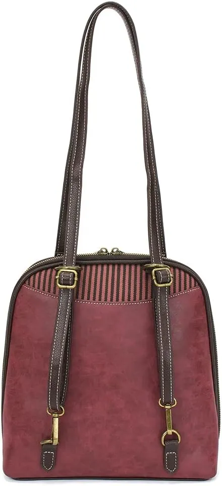 CHALA Convertible Backpack Purse - Women Convertible Shoulder Purse with Adjustable Strap