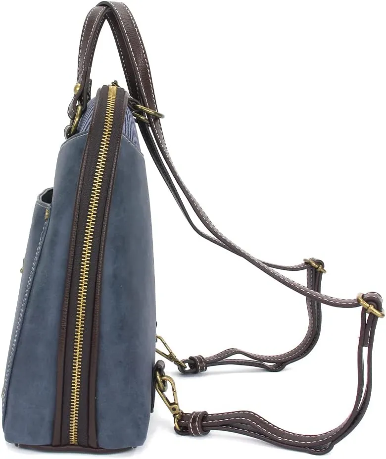 CHALA Convertible Backpack Purse - Women Convertible Shoulder Purse with Adjustable Strap