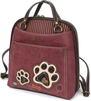 CHALA Convertible Backpack Purse - Women Convertible Shoulder Purse with Adjustable Strap