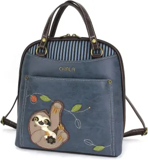 CHALA Convertible Backpack Purse - Women Convertible Shoulder Purse with Adjustable Strap
