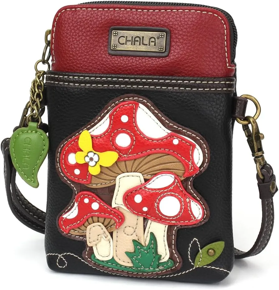 CHALA Crossbody Cell Phone Purse | Women's Multi-Color Wristlet Handbags with Adjustable Strap