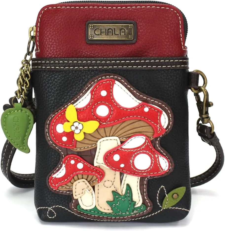 CHALA Crossbody Cell Phone Purse | Women's Multi-Color Wristlet Handbags with Adjustable Strap