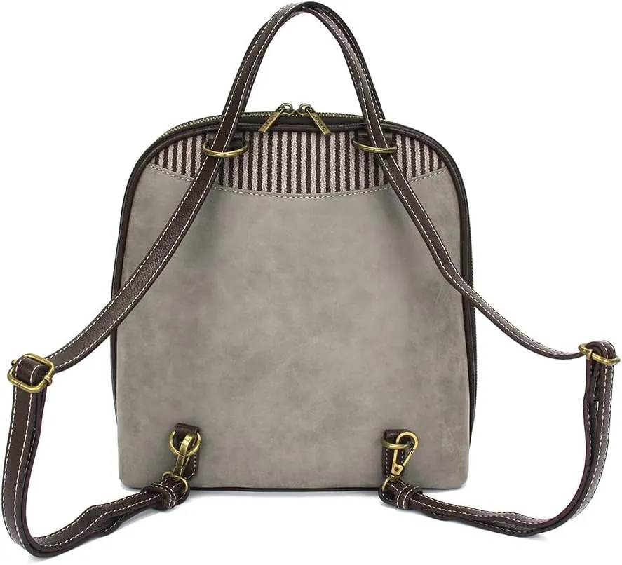 CHALA Group Handbags Multi-Color Convertible Mini Backpack Purse (870)