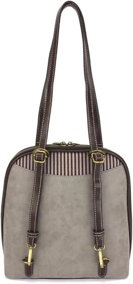 CHALA Group Handbags Multi-Color Convertible Mini Backpack Purse (870)