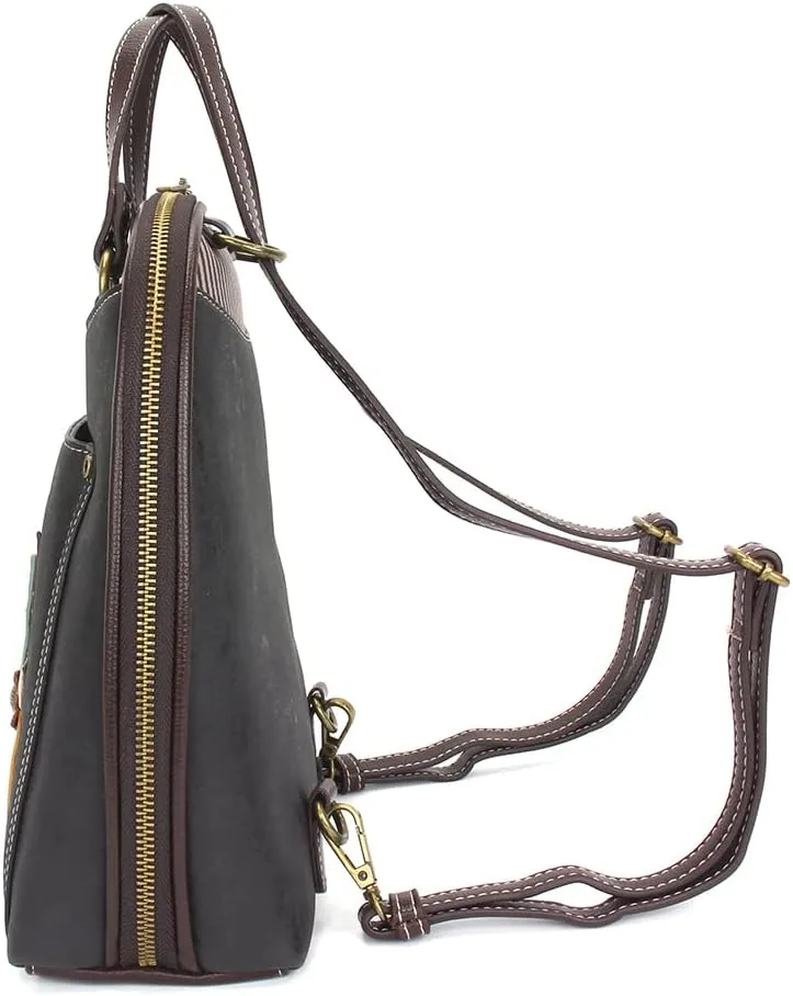 CHALA Group Handbags Multi-Color Convertible Mini Backpack Purse (870)