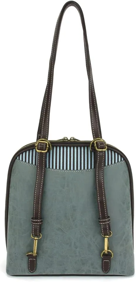 CHALA Group Handbags Multi-Color Convertible Mini Backpack Purse (870)