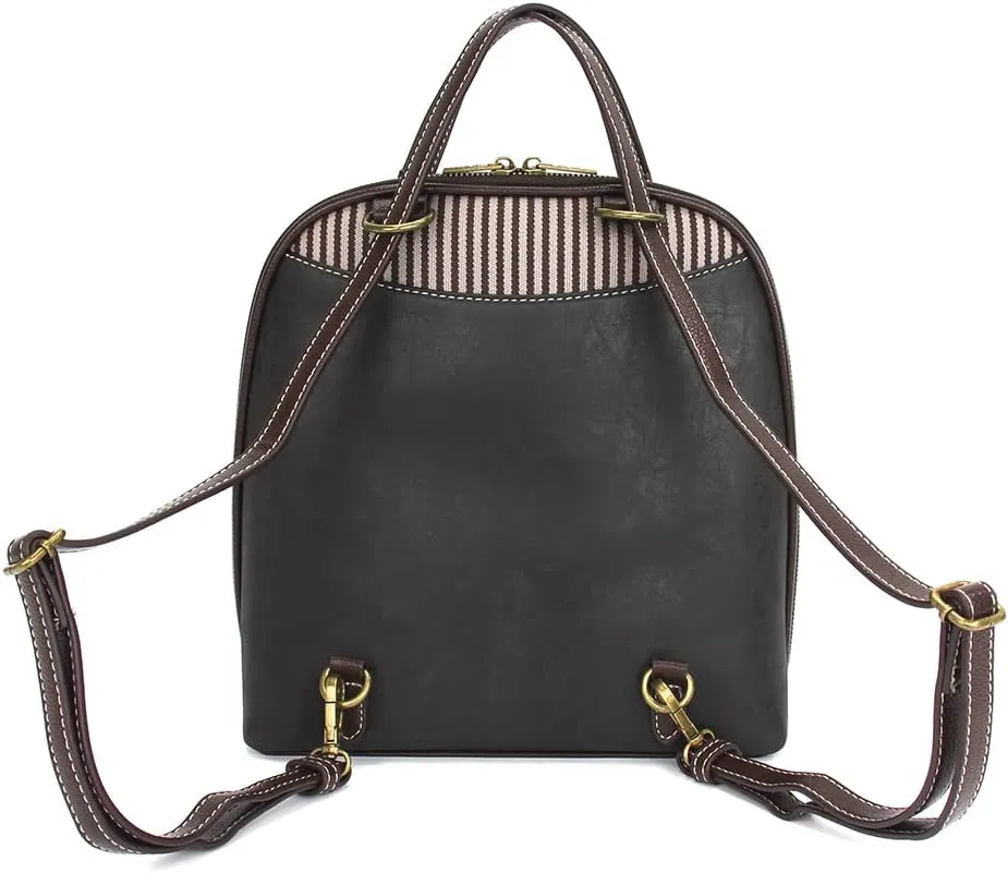 CHALA Group Handbags Multi-Color Convertible Mini Backpack Purse (870)