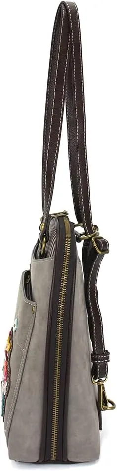 CHALA Group Handbags Multi-Color Convertible Mini Backpack Purse (870)
