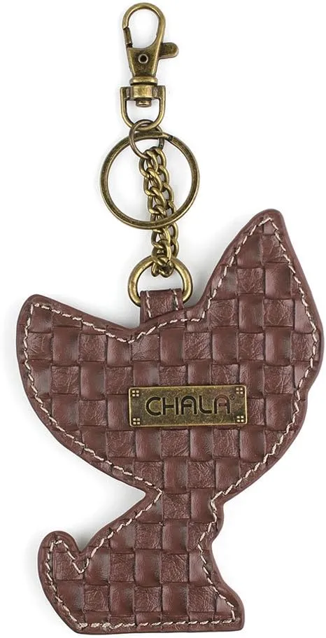 CHALA Laser Cut Crossbody Shoulder bag Tote Bag Faux Leather Brown