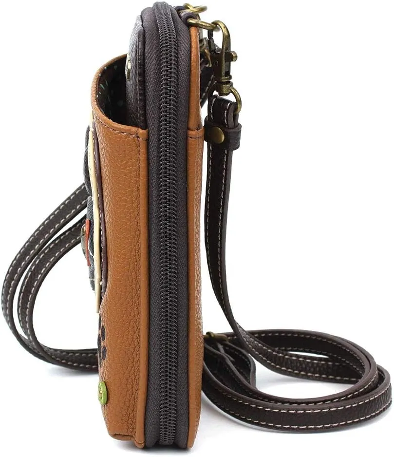 CHALA Wallet Crossbody Cell Phone Purse - Women Faux Leather Multicolor Handbag with Adjustable Strap