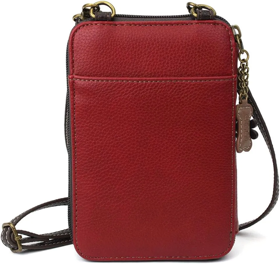 CHALA Wallet Crossbody Cell Phone Purse - Women Faux Leather Multicolor Handbag with Adjustable Strap