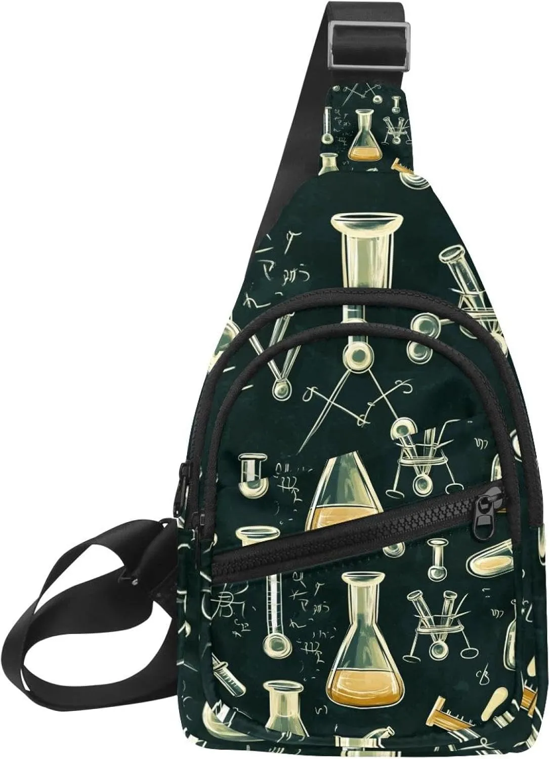 _Chemistry laboratory (3) Sling Backpack, Adjustable Crossbody Shoulder Bag Travel Hiking Daypack
