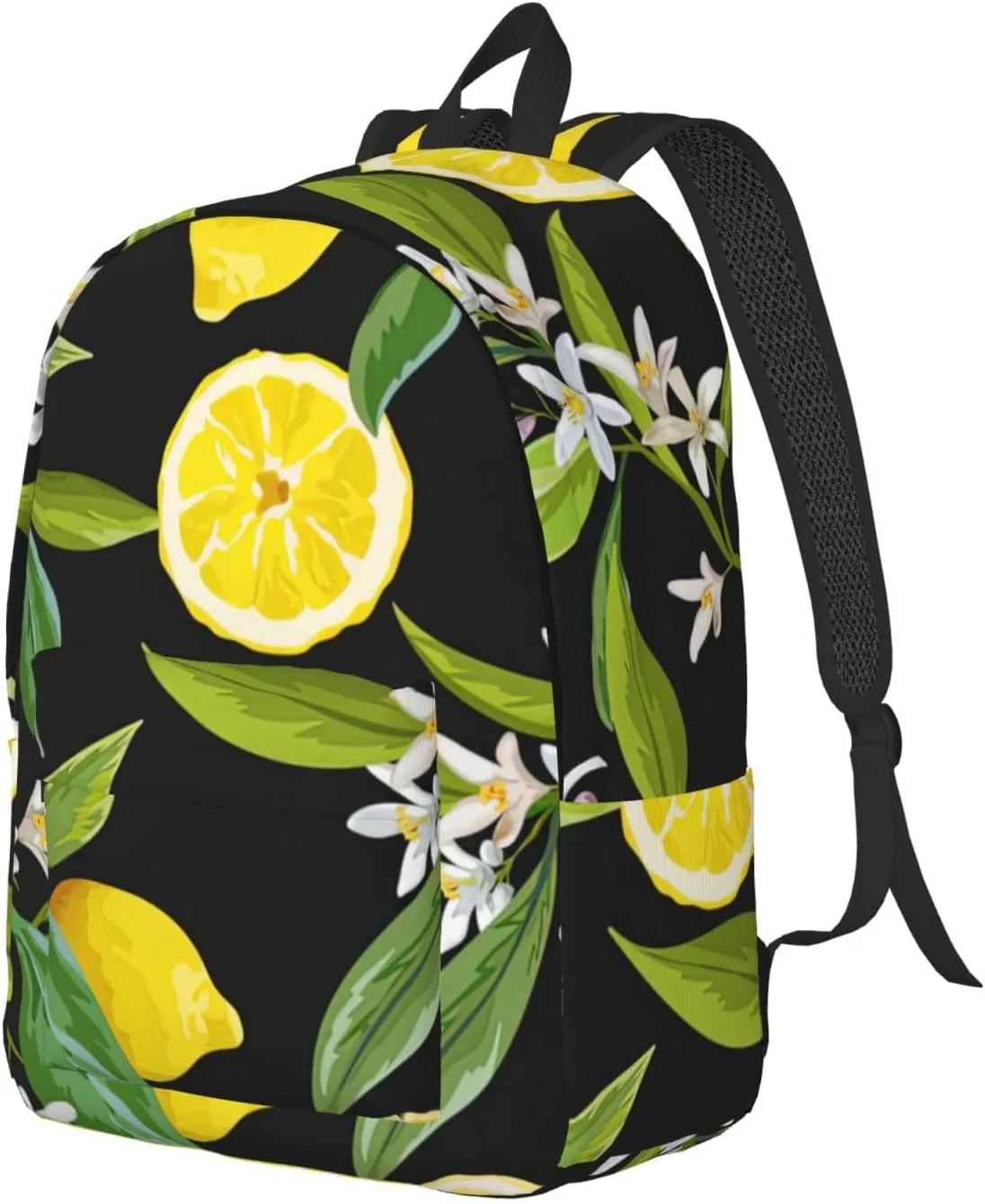 citrus fruit pattern Canvas Casual Lightweight Duffel Bag, Fashion Duffel Bag, Unisex Travel Backpack