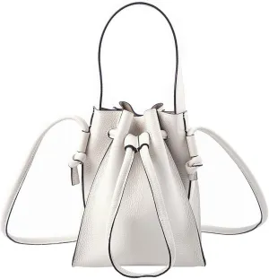Classic Drawstring Women’s Bucket Shoulder Bag ，Genuine Leather Lightweight Fashion Purses and Handbags, Designer Crossbody