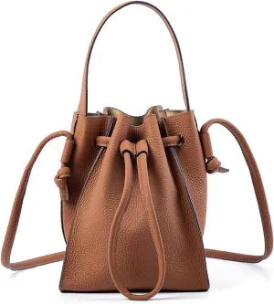 Classic Drawstring WomenuBucket Shoulder Bag
