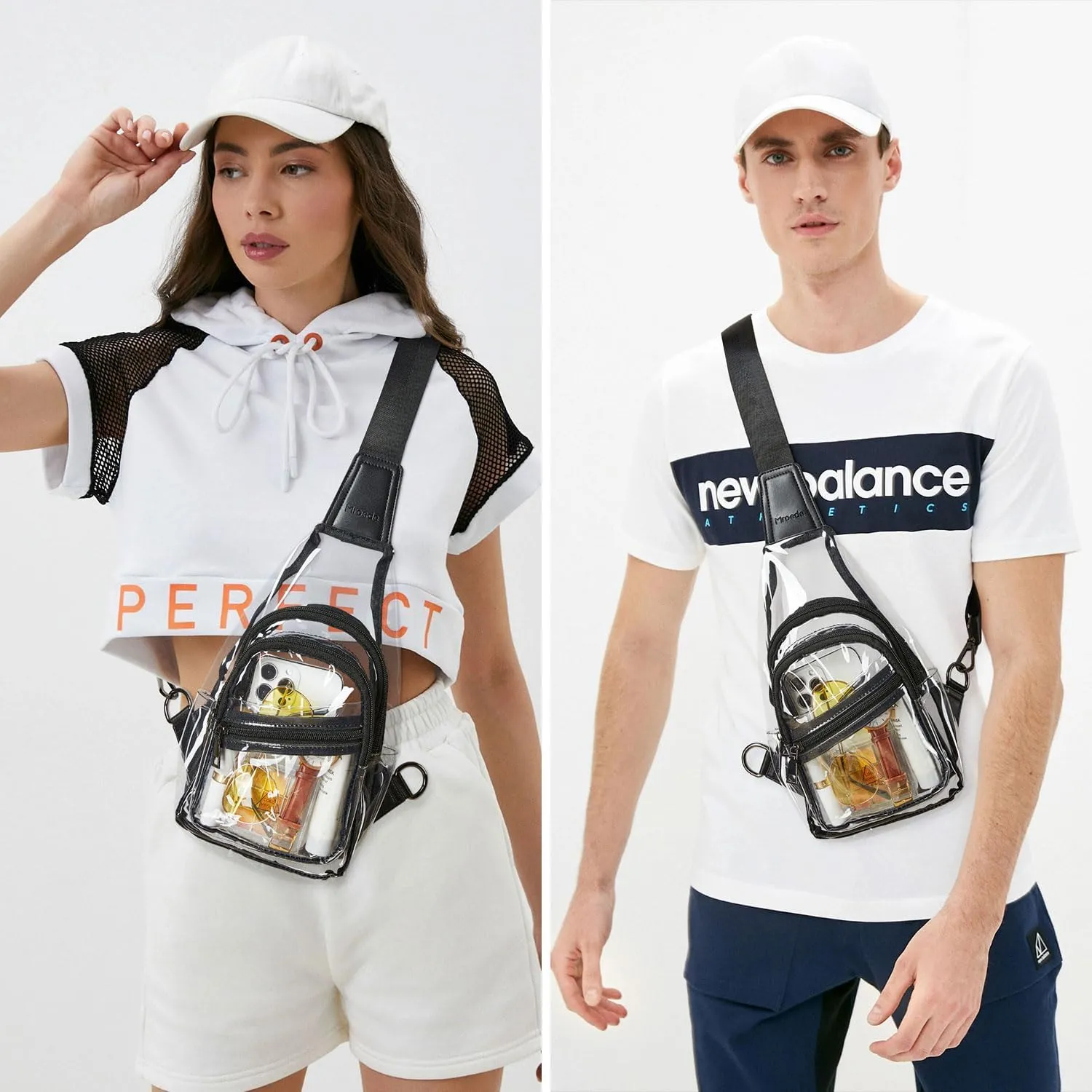 Clear Bag for Stadium Events Approved Clear Purses for Women Crossbody Transparent Bag Stadium Bags for Concert Sport