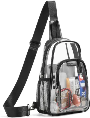 Clear Bag for Stadium Events Approved Clear Purses for Women Crossbody Transparent Bag Stadium Bags for Concert Sport