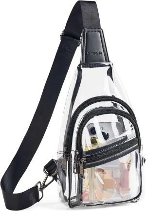 Clear Bag for Stadium Events Approved Clear Purses for Women Crossbody Transparent Bag Stadium Bags for Concert Sport