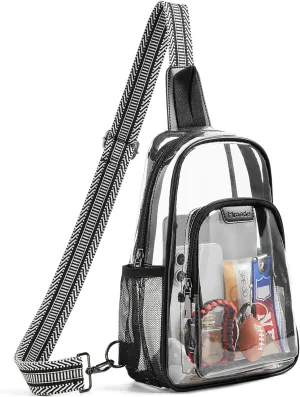 Clear Bag for Stadium Events Approved Clear Purses for Women Crossbody Transparent Bag Stadium Bags for Concert Sport