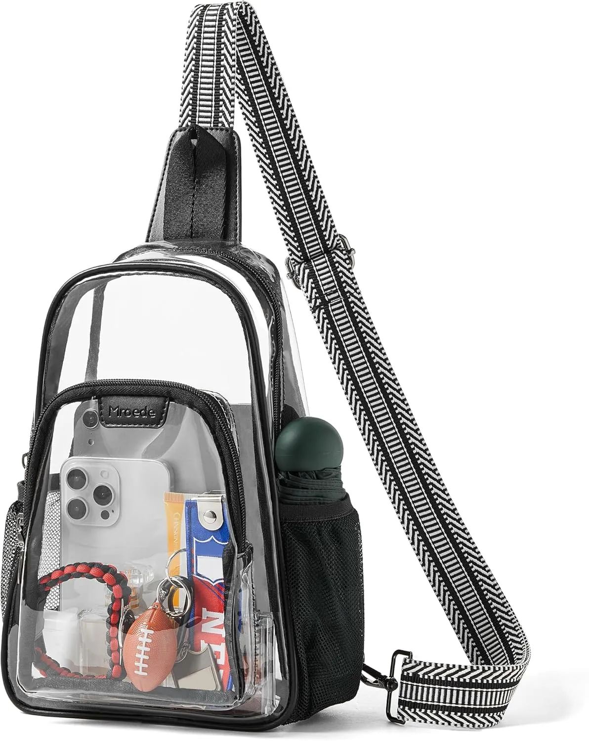 Clear Bag for Stadium Events Approved Clear Purses for Women Crossbody Transparent Bag Stadium Bags for Concert Sport