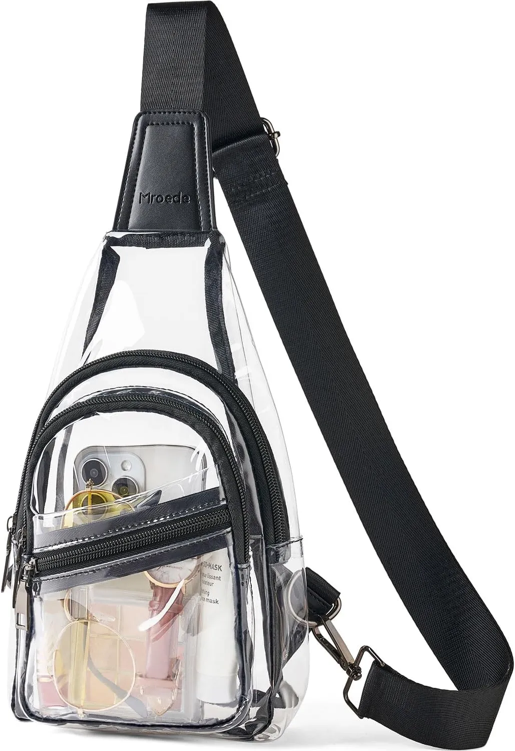 Clear Bag for Stadium Events Approved Clear Purses for Women Crossbody Transparent Bag Stadium Bags for Concert Sport