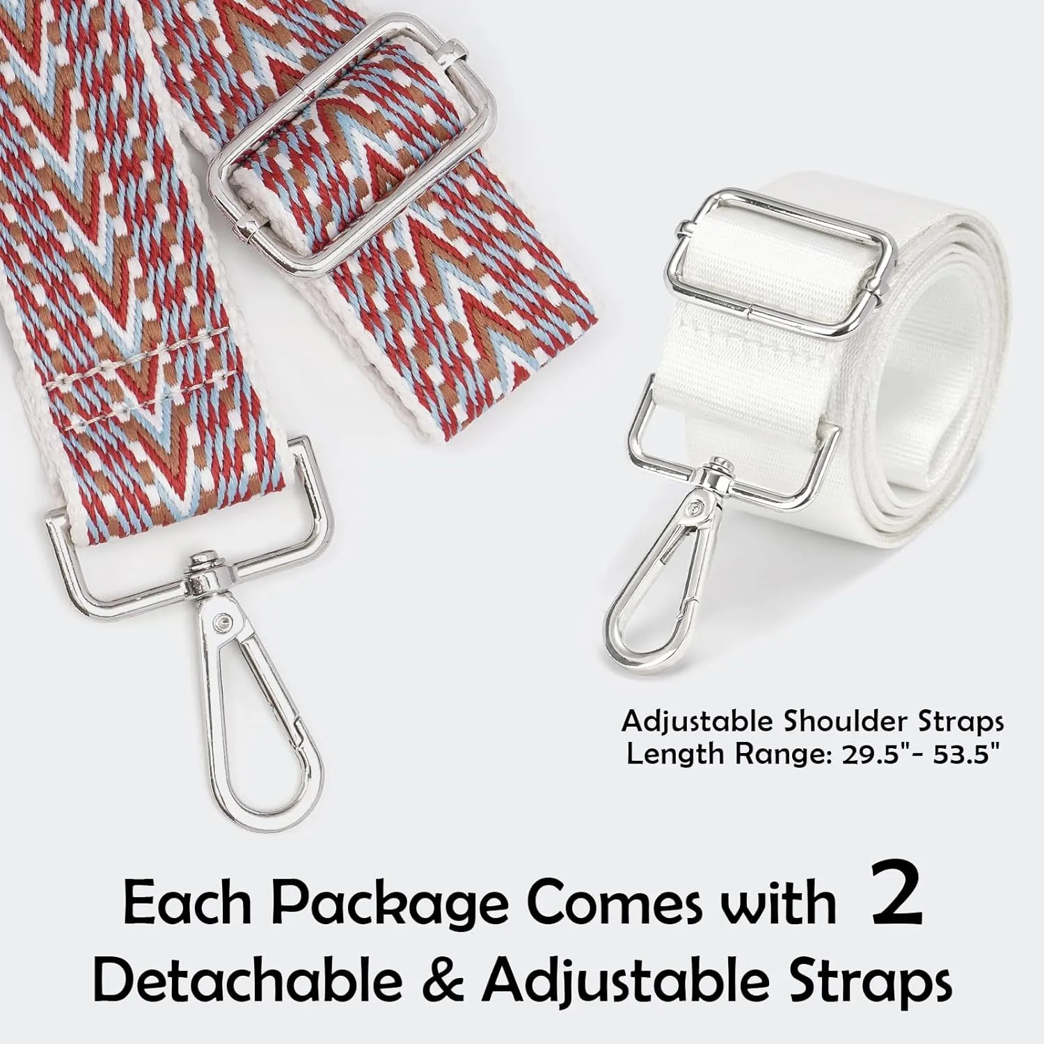 Clear Bags For Events With 2 Extra-Long Straps, 4 Pockets Clear Crossbody Bags For Women